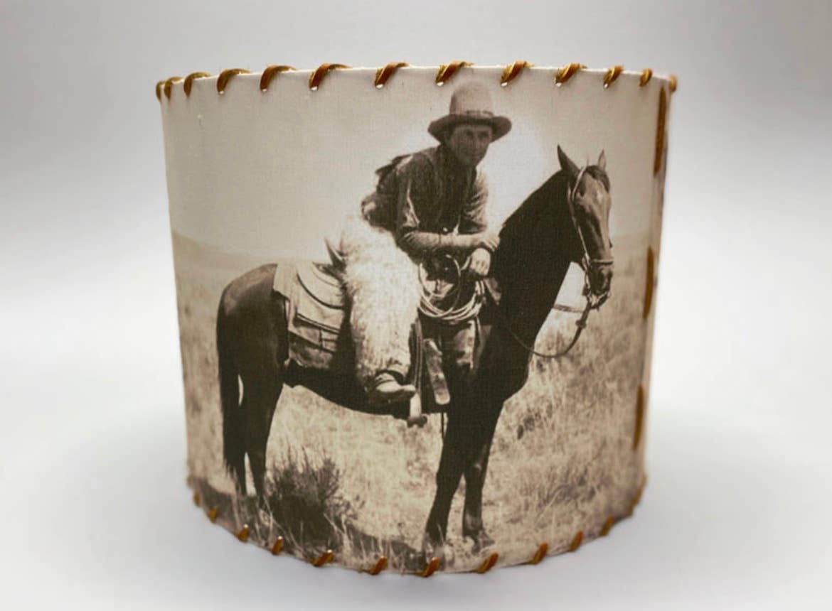 Lampshade West Texas Cowboys: 11 inch
