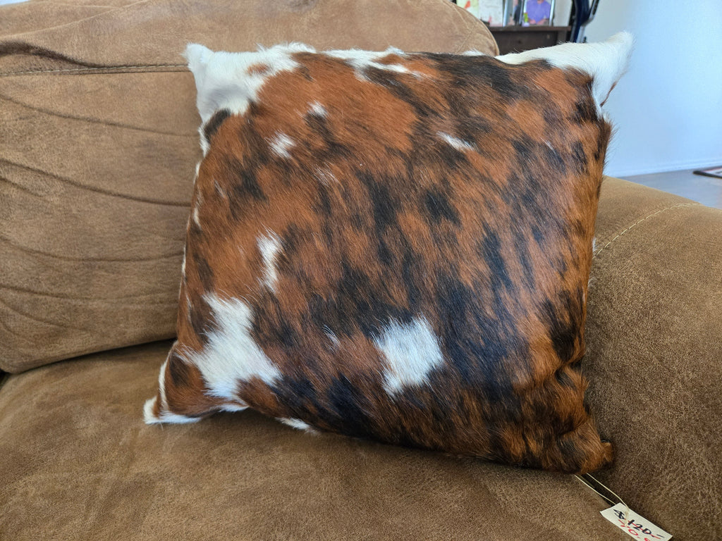 Cowhide Pillow 16"x16"