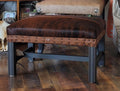 Dark Brown Cowhide w/ Longhorn Accents