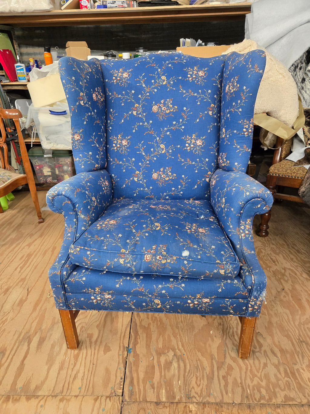 Cowboy Wild Wingback Chair