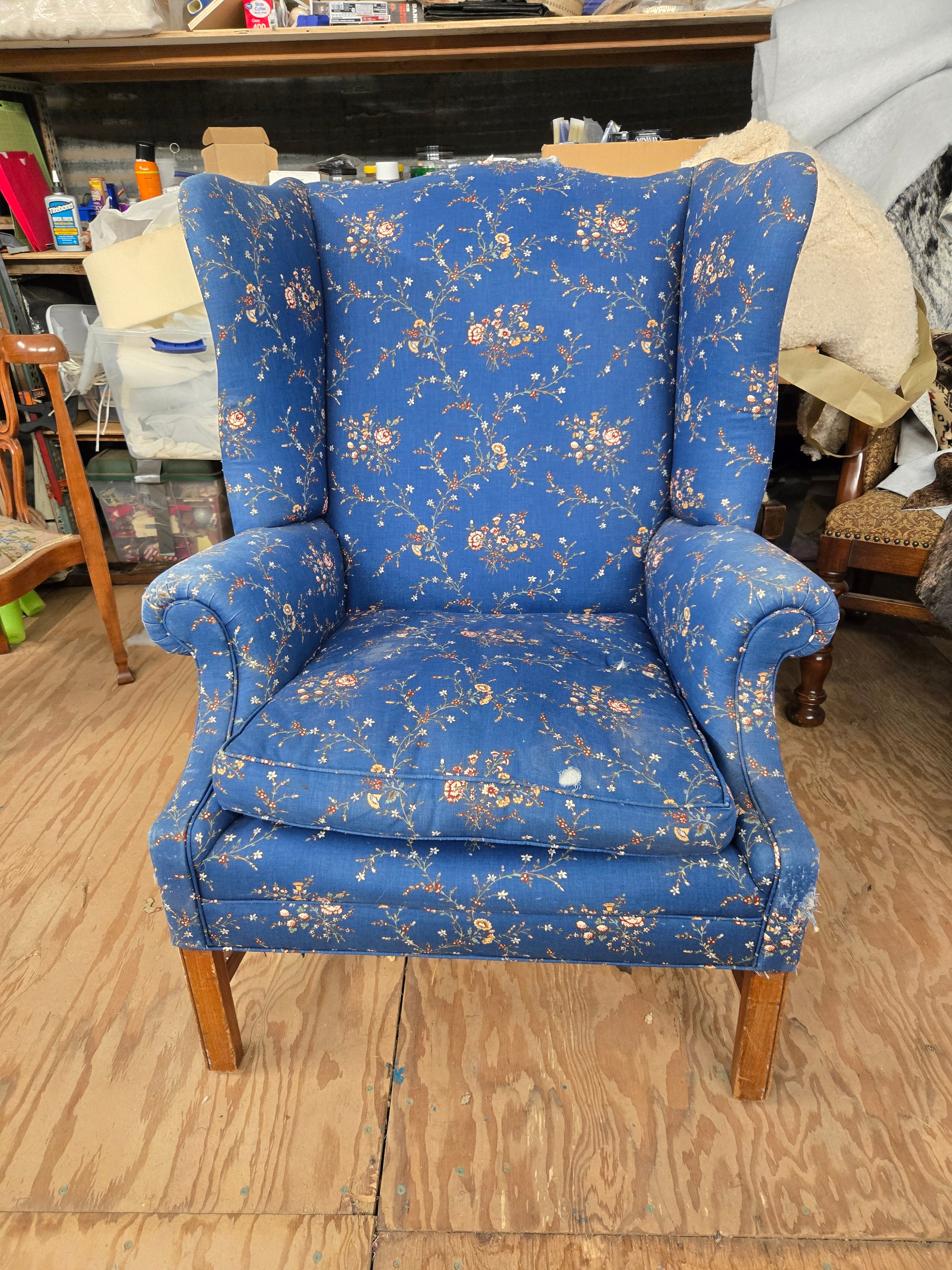Cowboy Wild Wingback Chair
