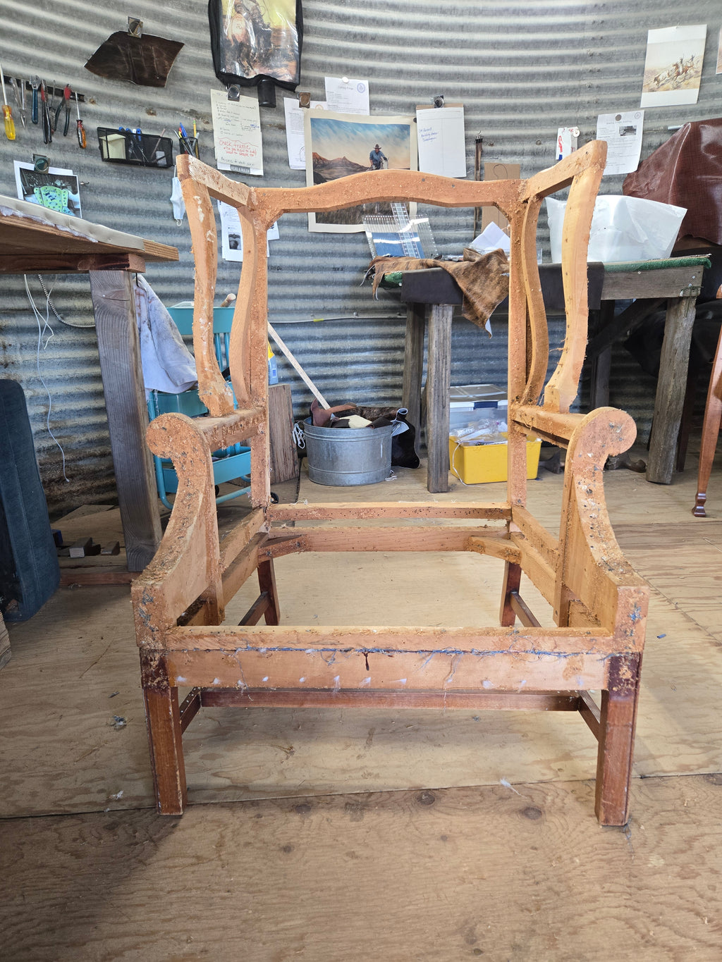 Cowboy Wild Wingback Chair