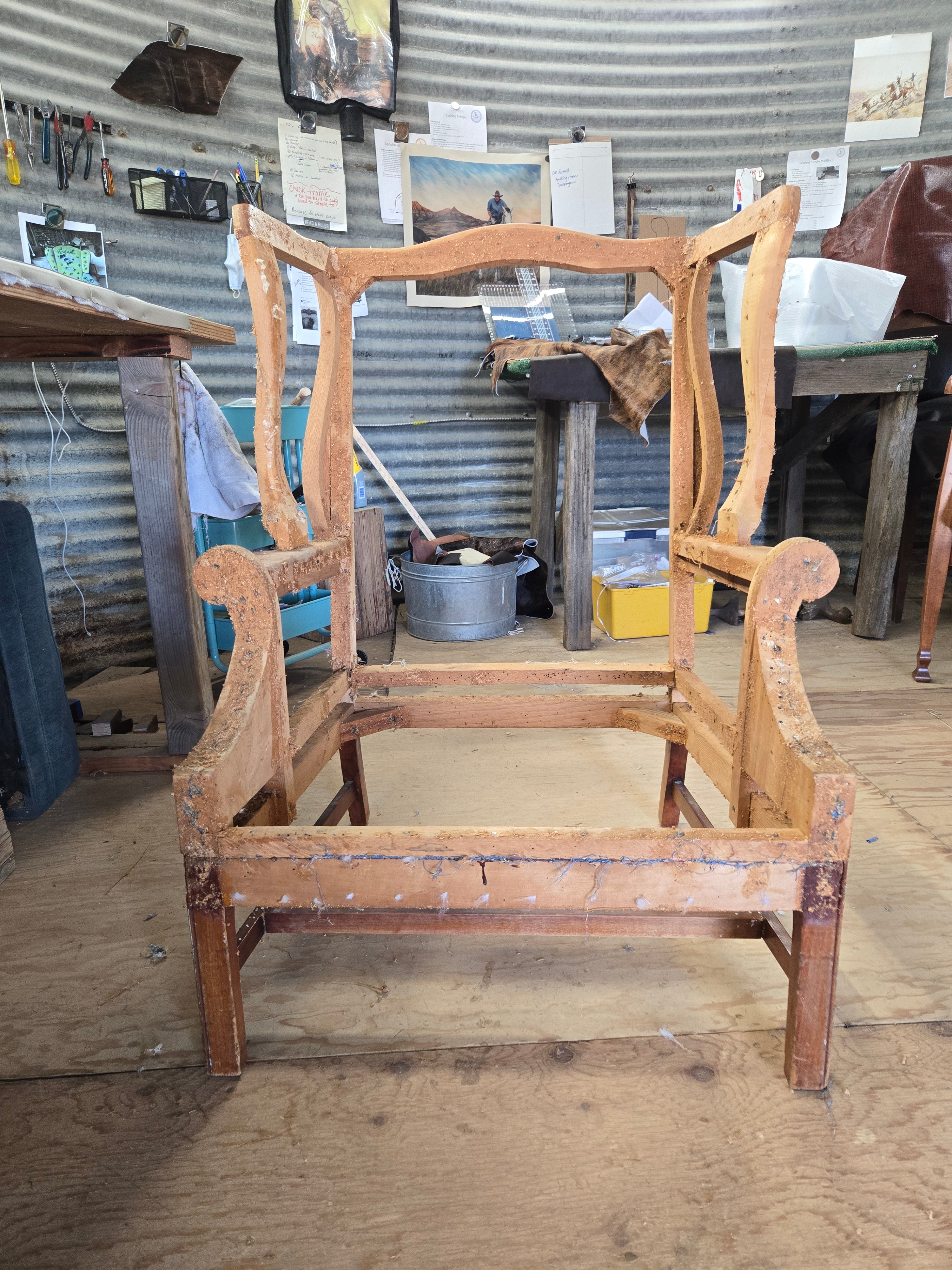 Cowboy Wild Wingback Chair