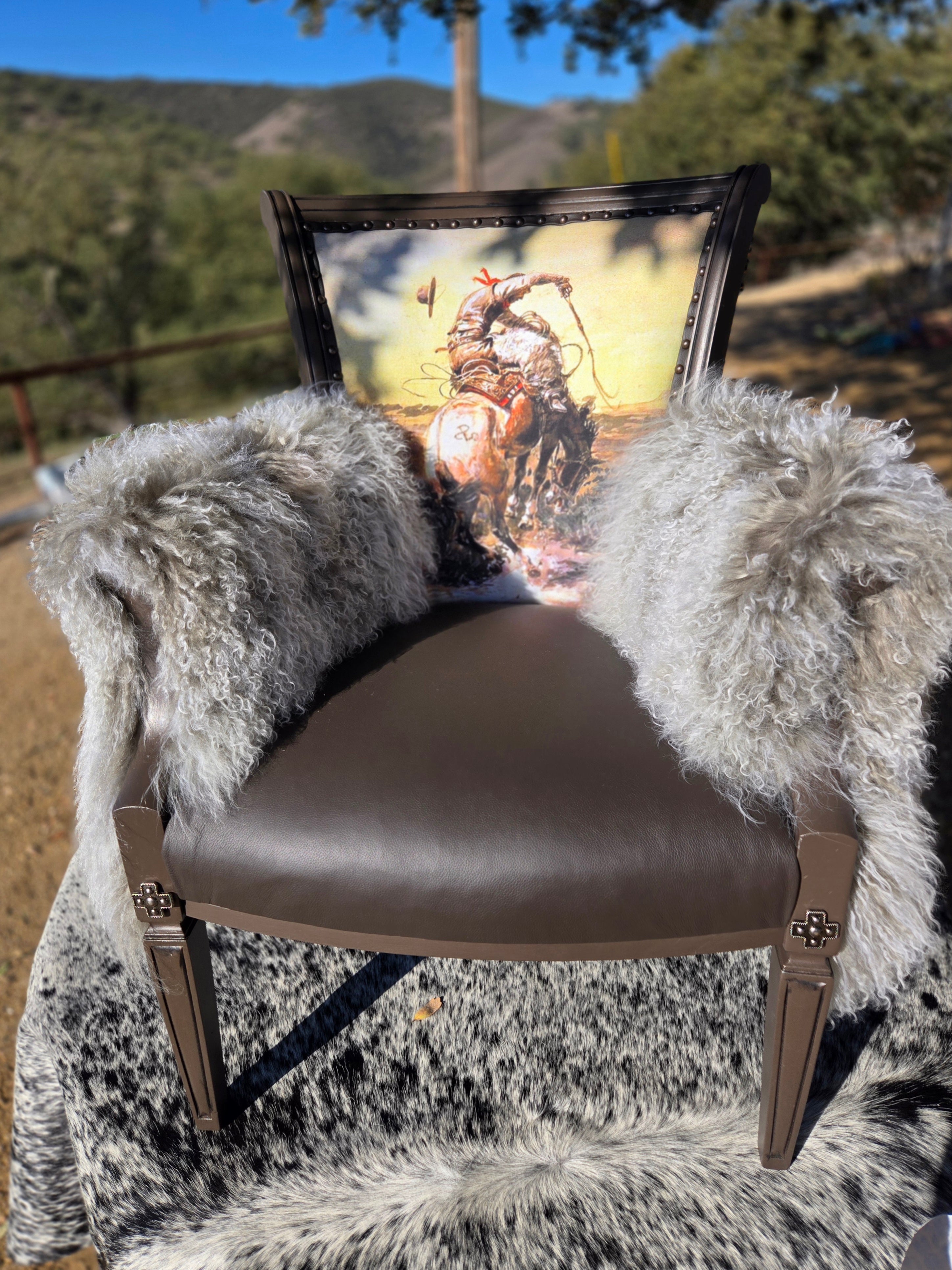 Cowboy Wooley Chair