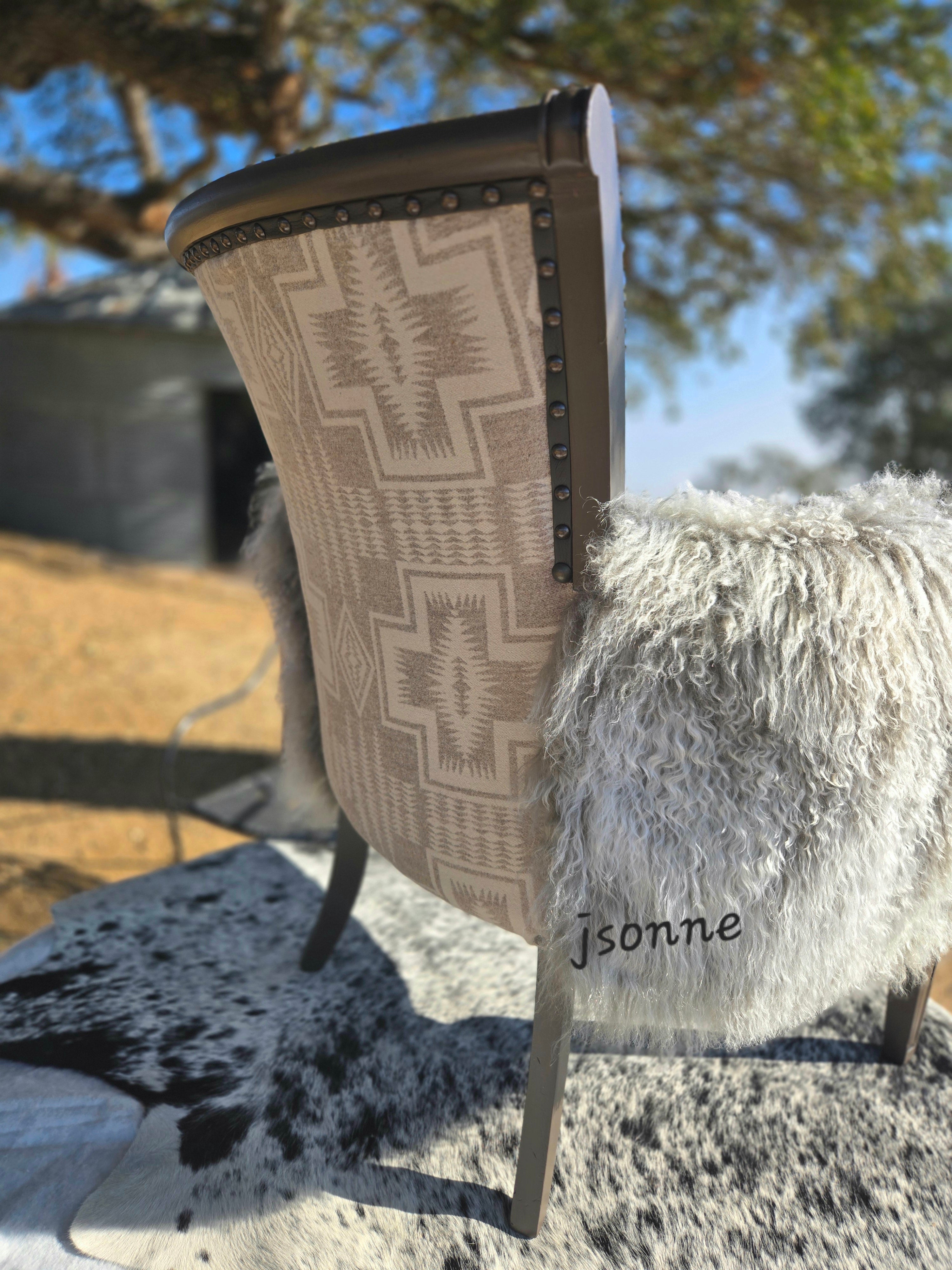 Cowboy Wooley Chair