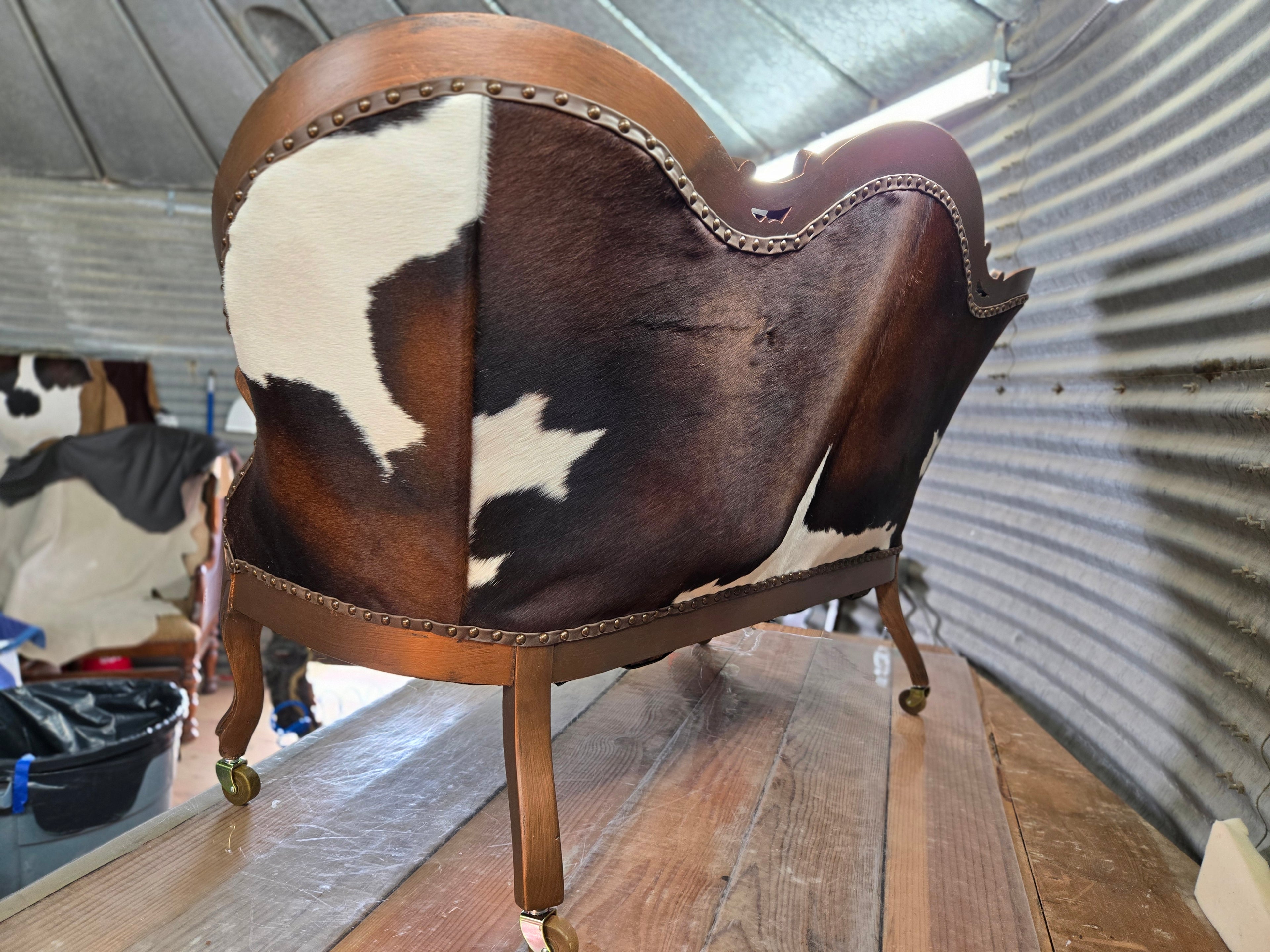 Tooled Settee