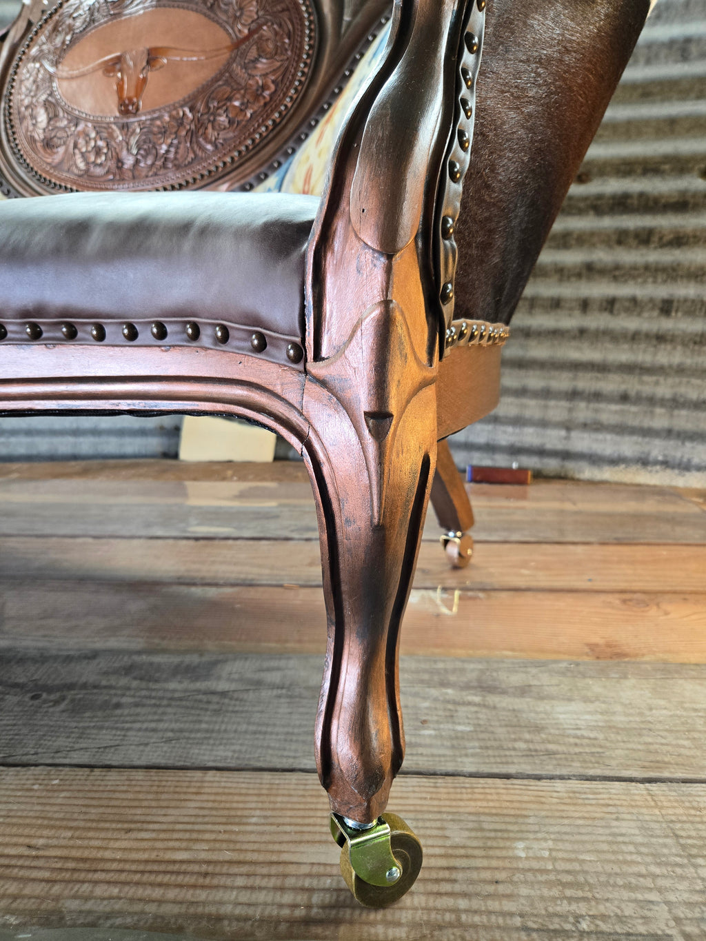 Tooled Settee