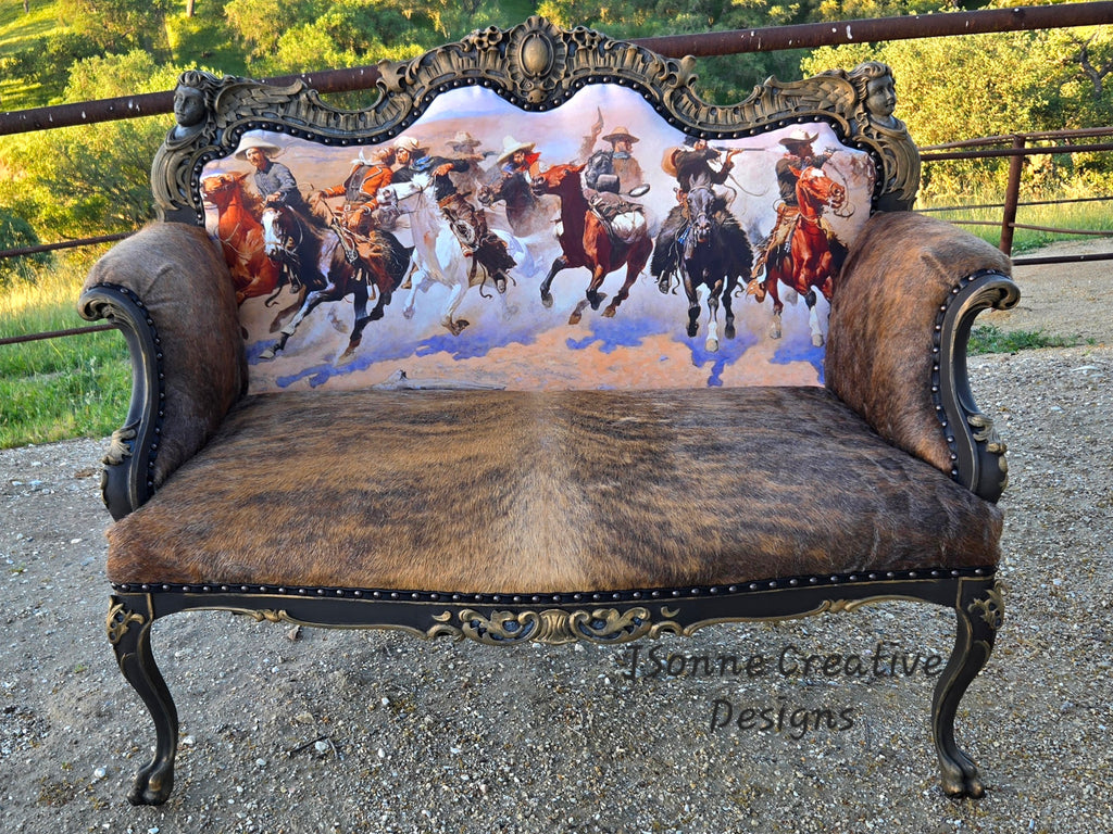 Antique Rococo Settee