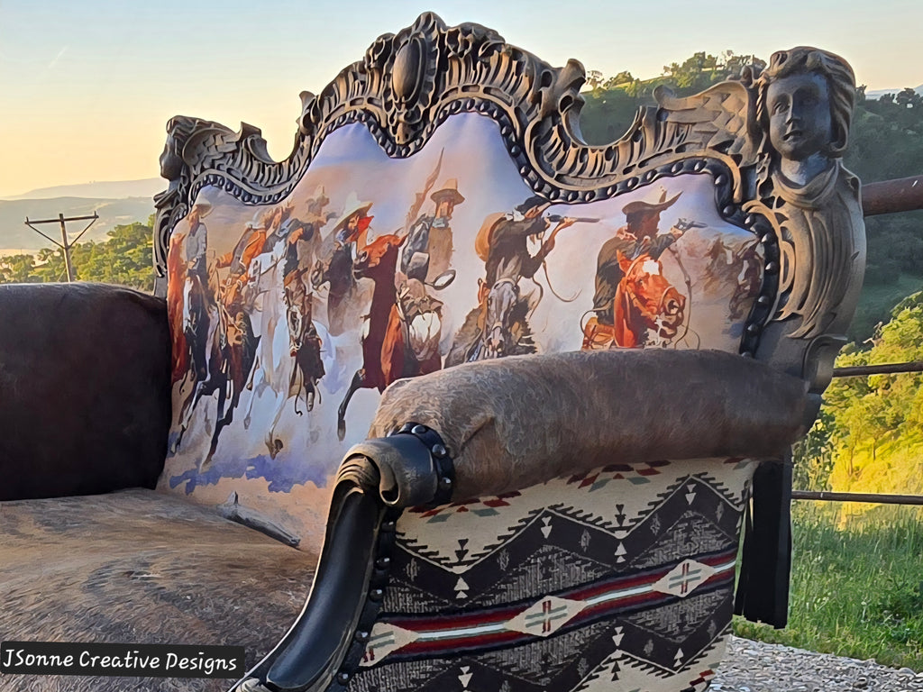 Antique Rococo Settee