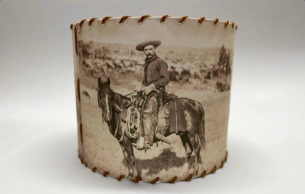 Lampshade West Texas Cowboys: 11 inch