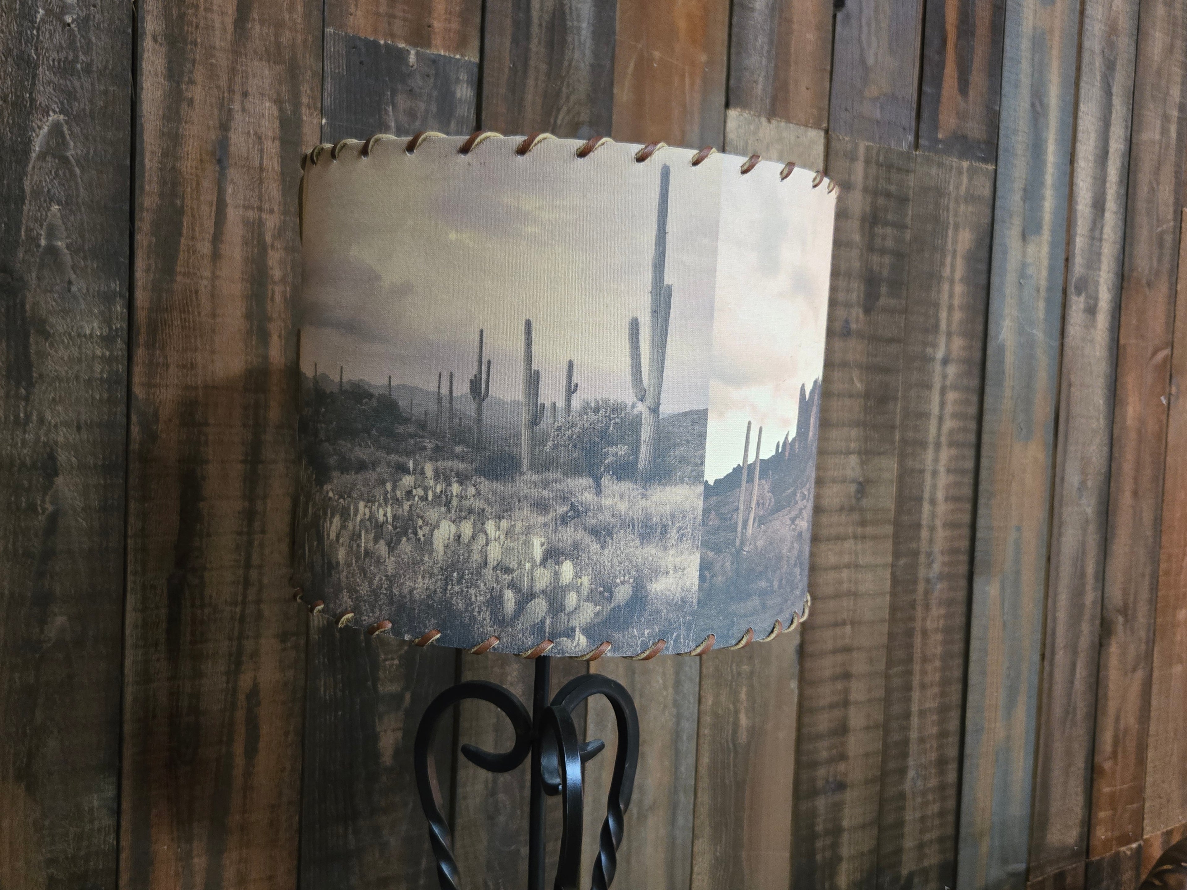 Lampshade Saguaro Cactus: 11 inch