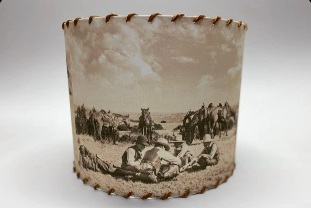 Lampshade West Texas Cowboys: 11 inch